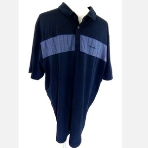 Travis Mathew Black Gray Polo